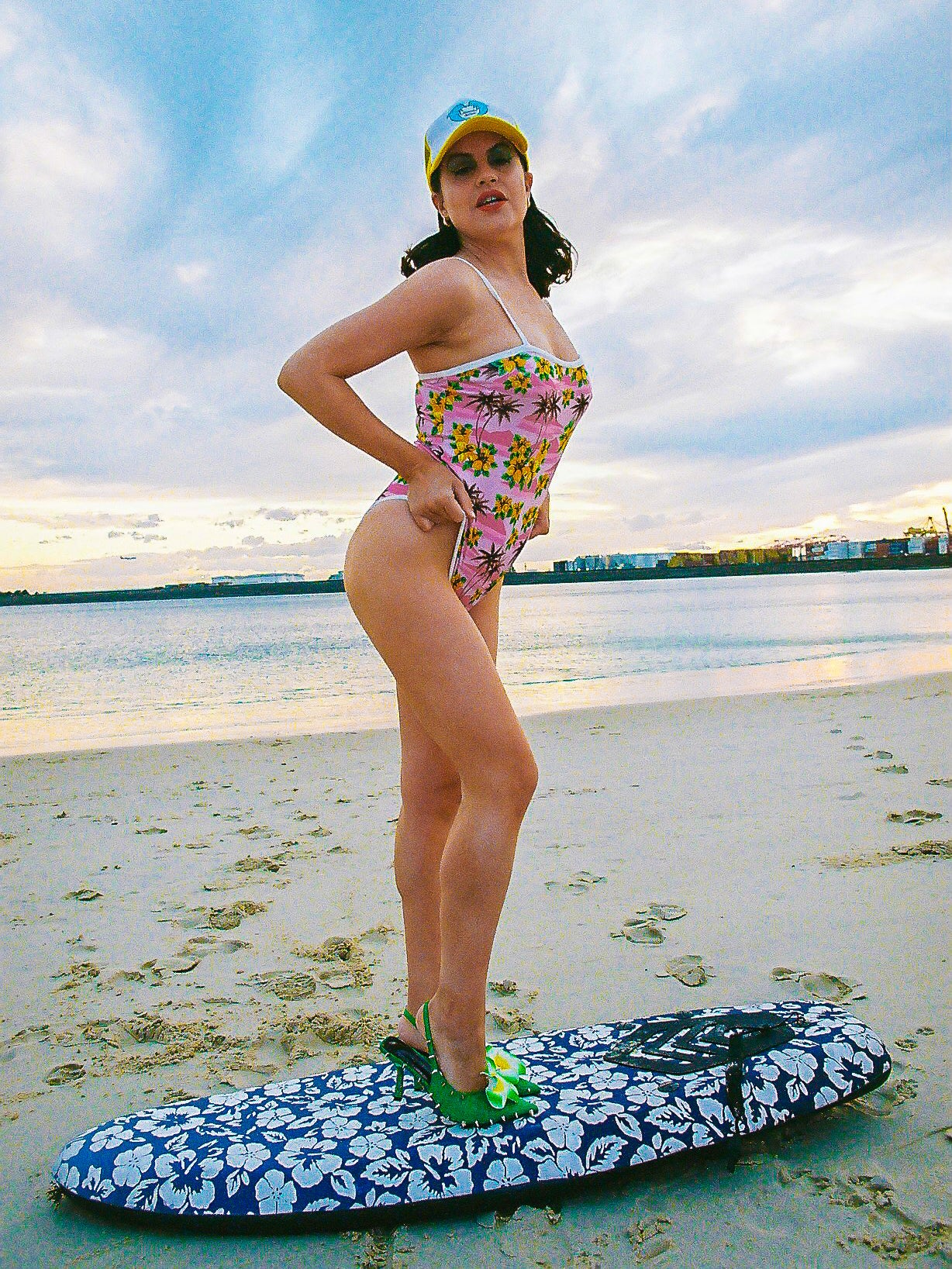 Pink Aloha One-piece