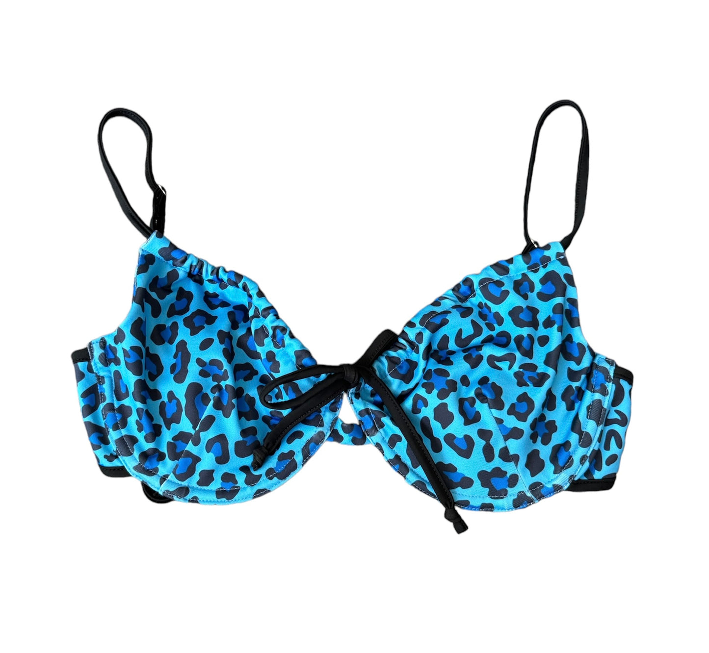 Aquatic Cheetah Bikini Top