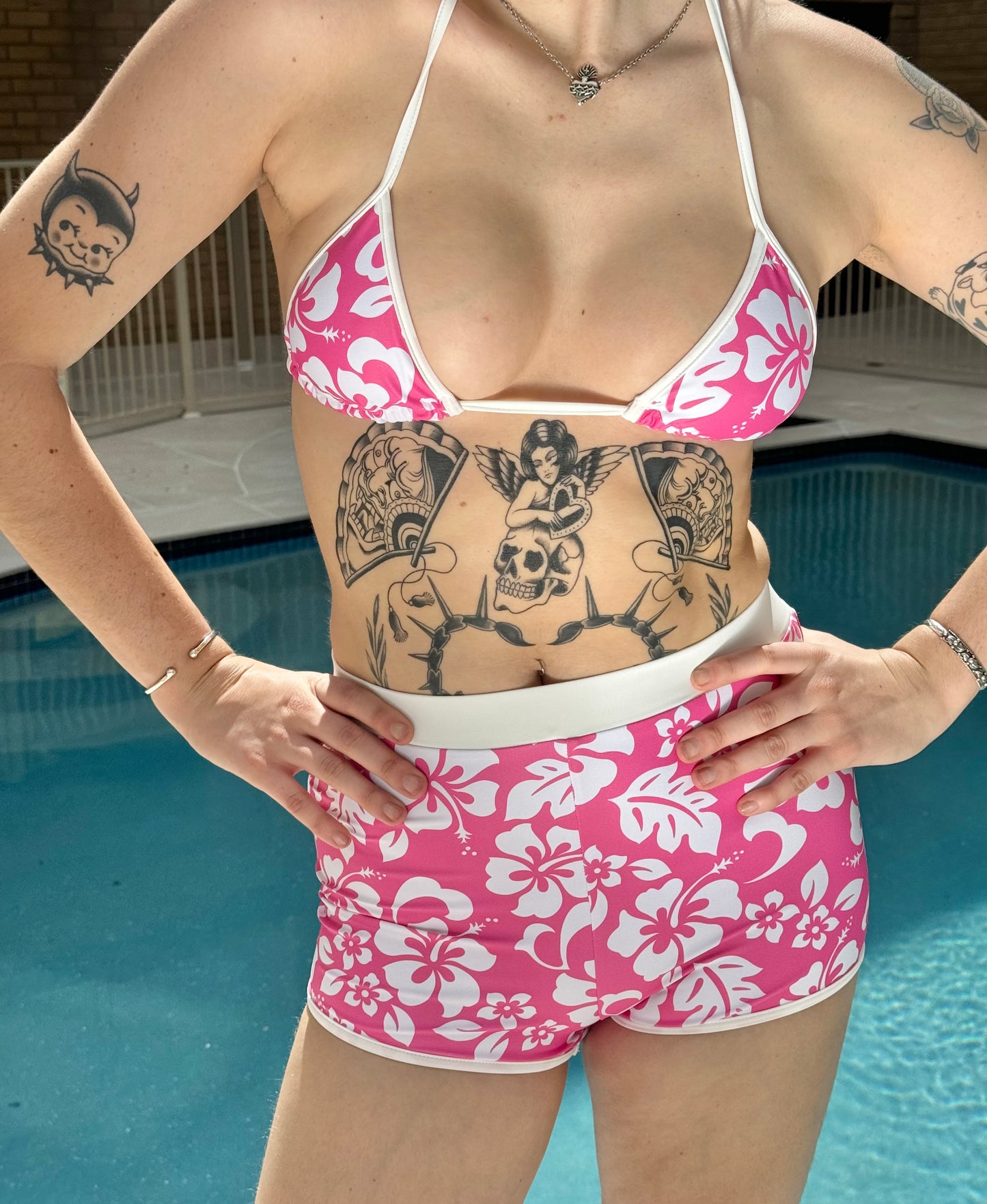 Candy Tropicana Triangle Bikini Top