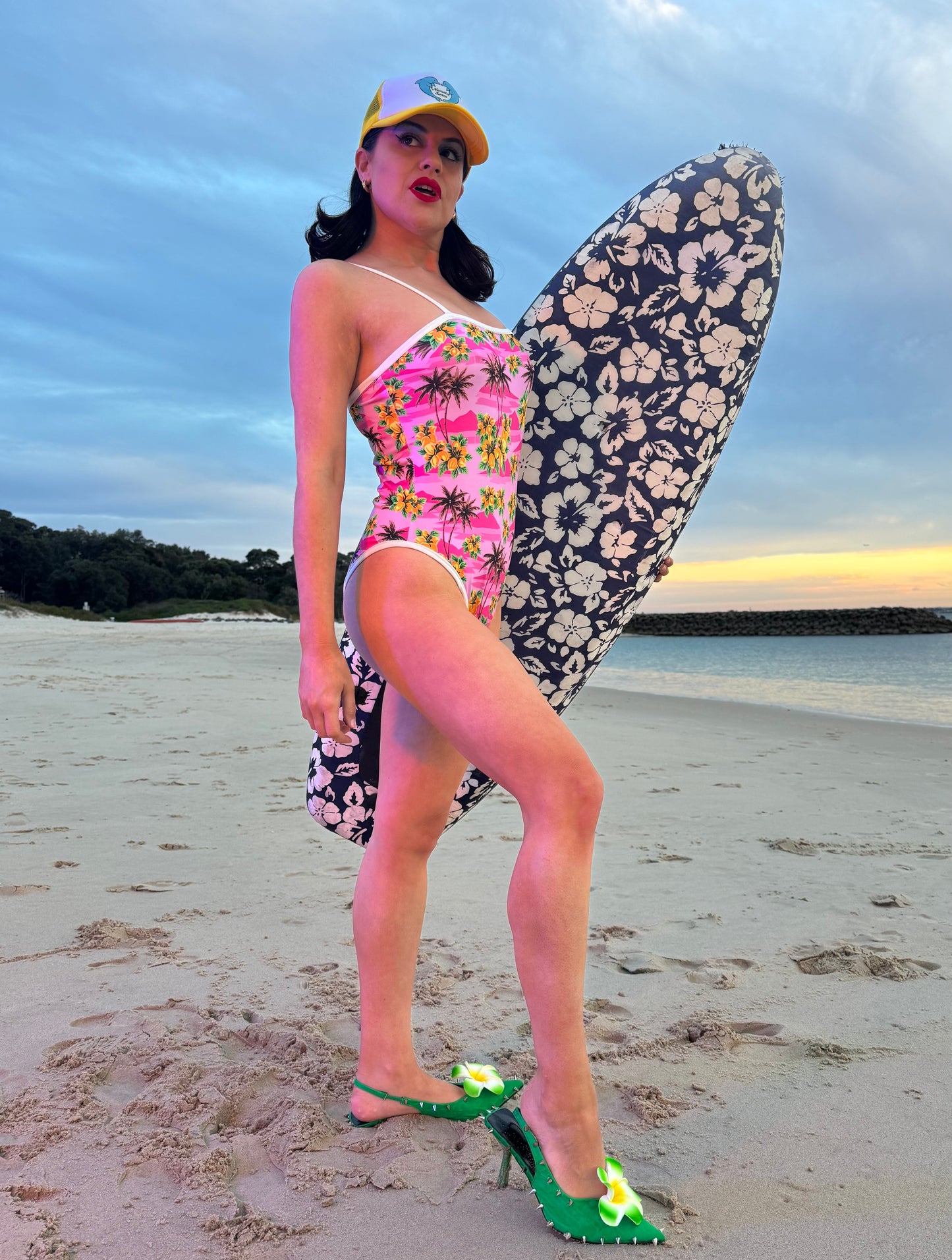 Pink Aloha One-piece