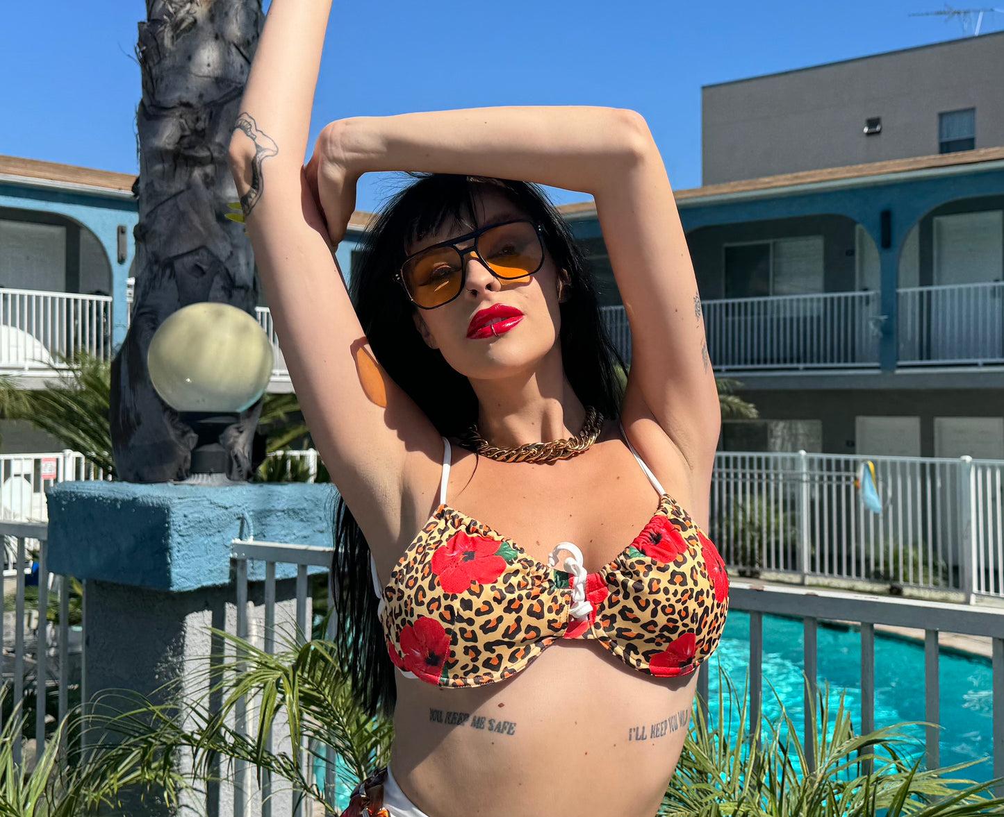 Hot Cheetah Bikini Top