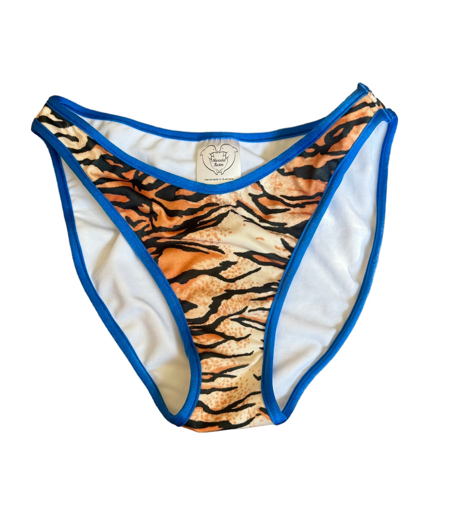 Tiger Azul Bikini Bottoms