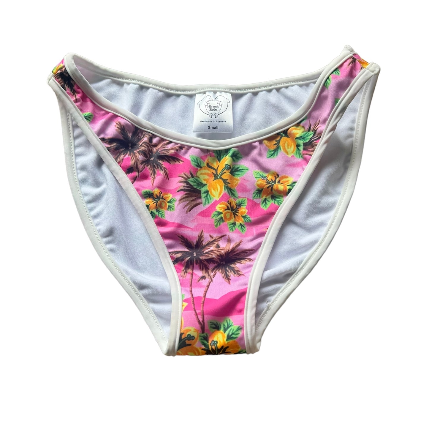 Pink Aloha Bikini Bottoms