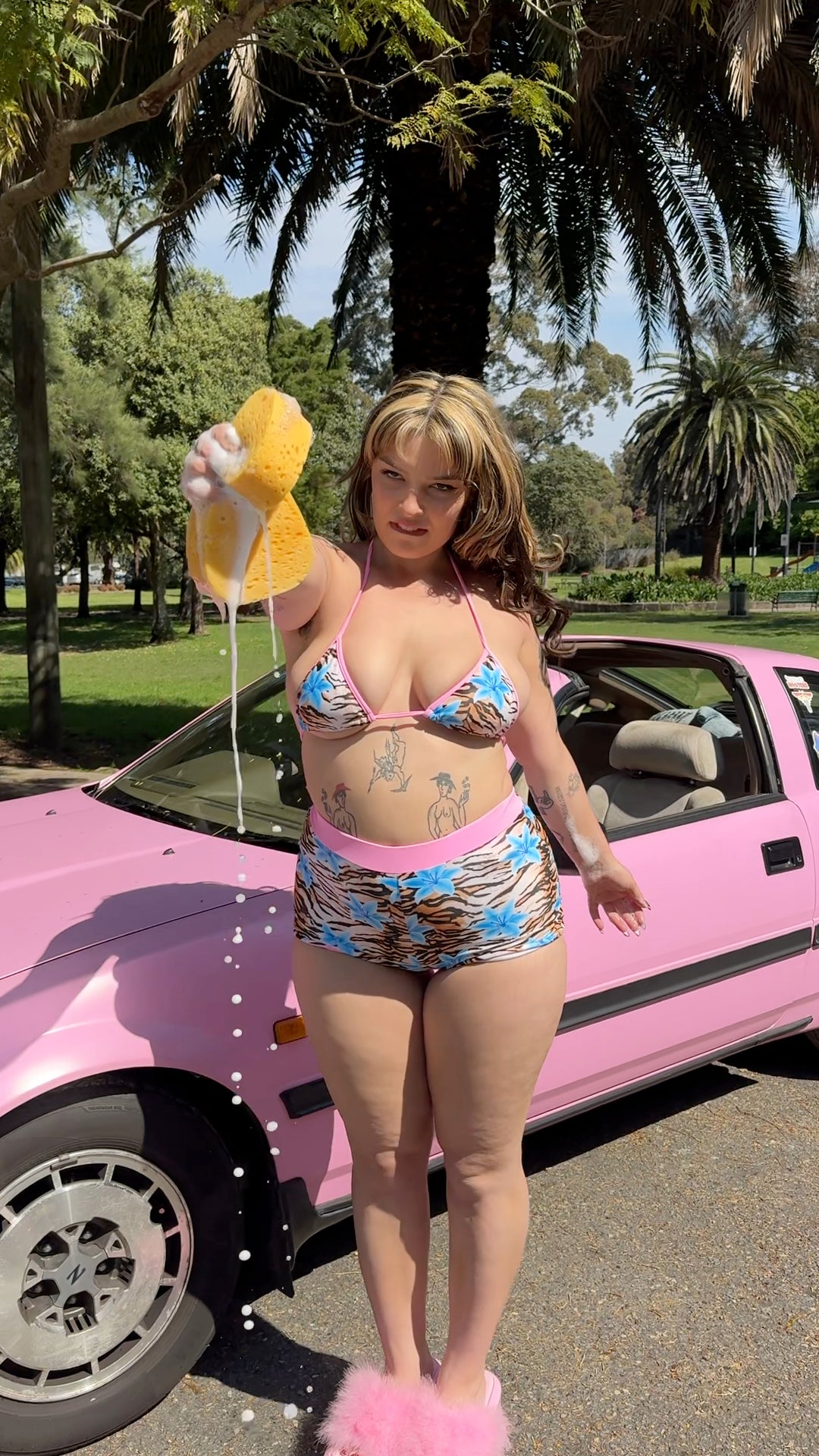 Tiger Lagoon Triangle Bikini Top
