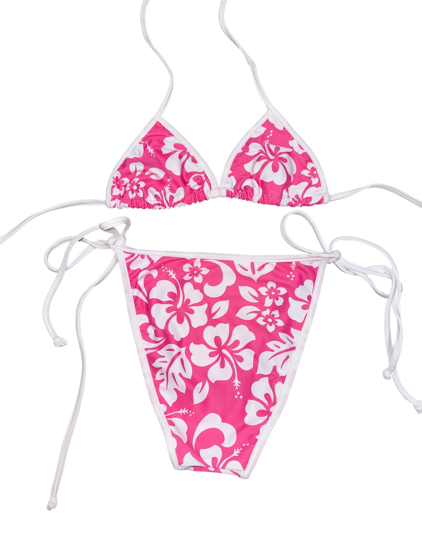 Candy Tropicana Tie Bikini Bottoms