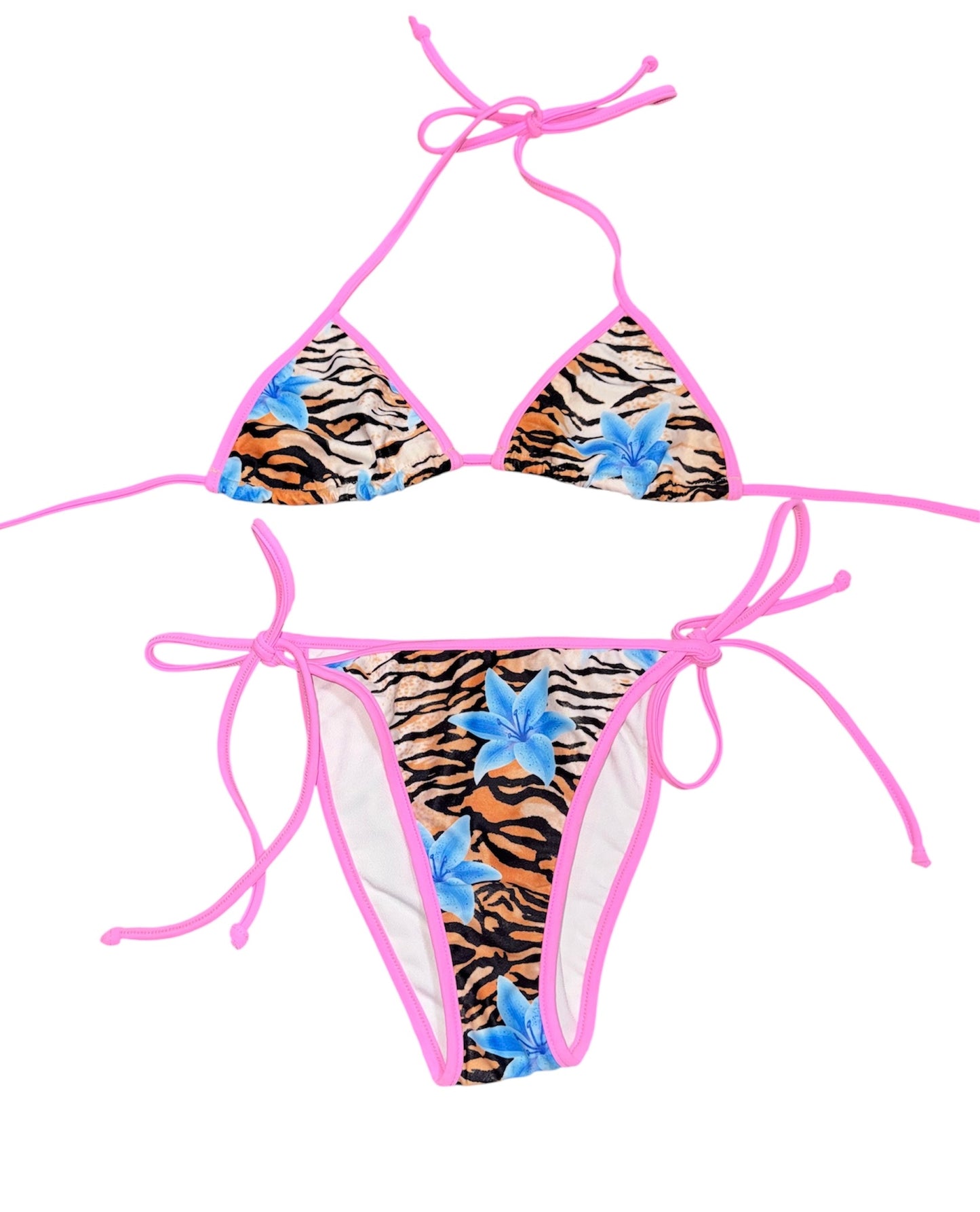 Tiger Lagoon Triangle Bikini Top