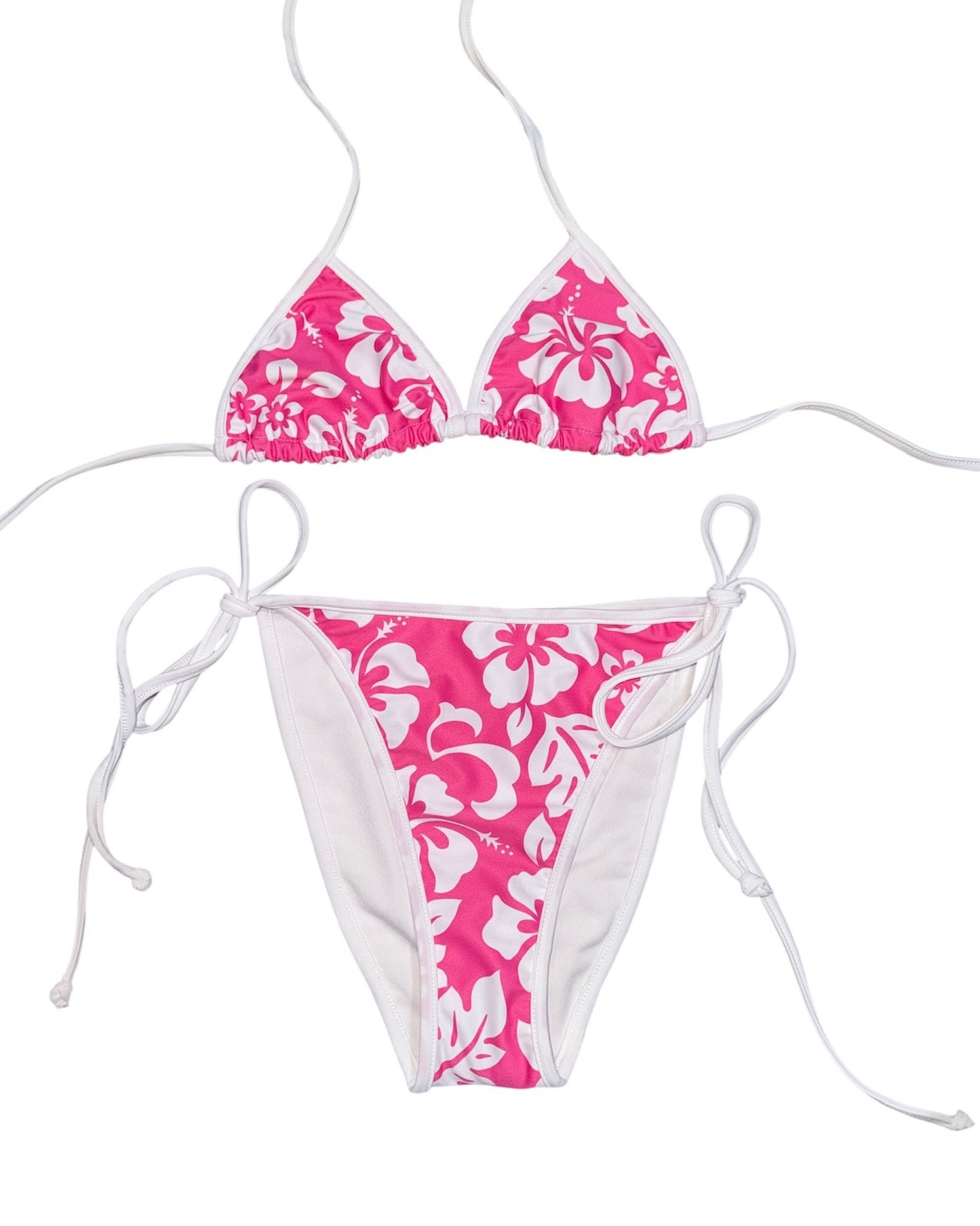 Candy Tropicana Tie Bikini Bottoms