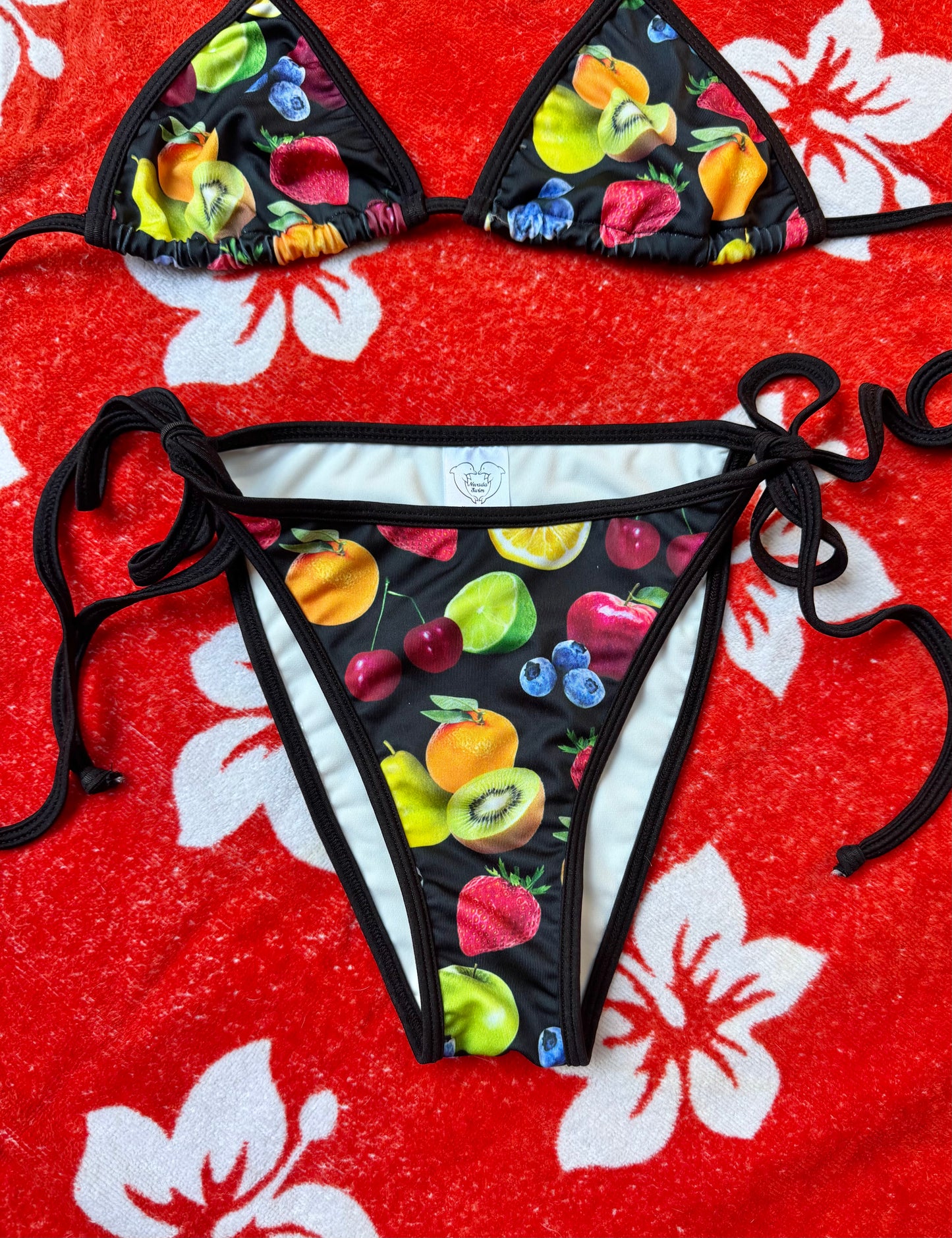 Fruit Punch Tie Bikini Bottoms