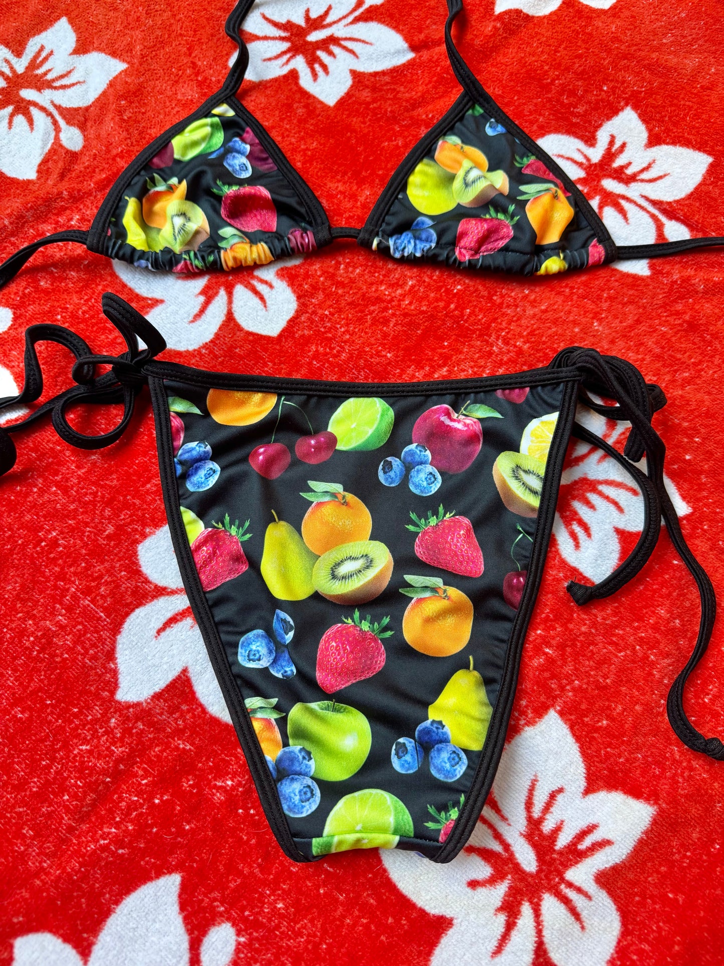 Fruit Punch Tie Bikini Bottoms