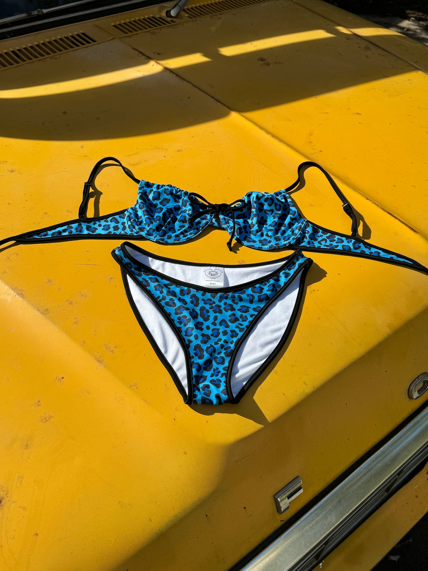 Aquatic Cheetah Bikini Bottoms